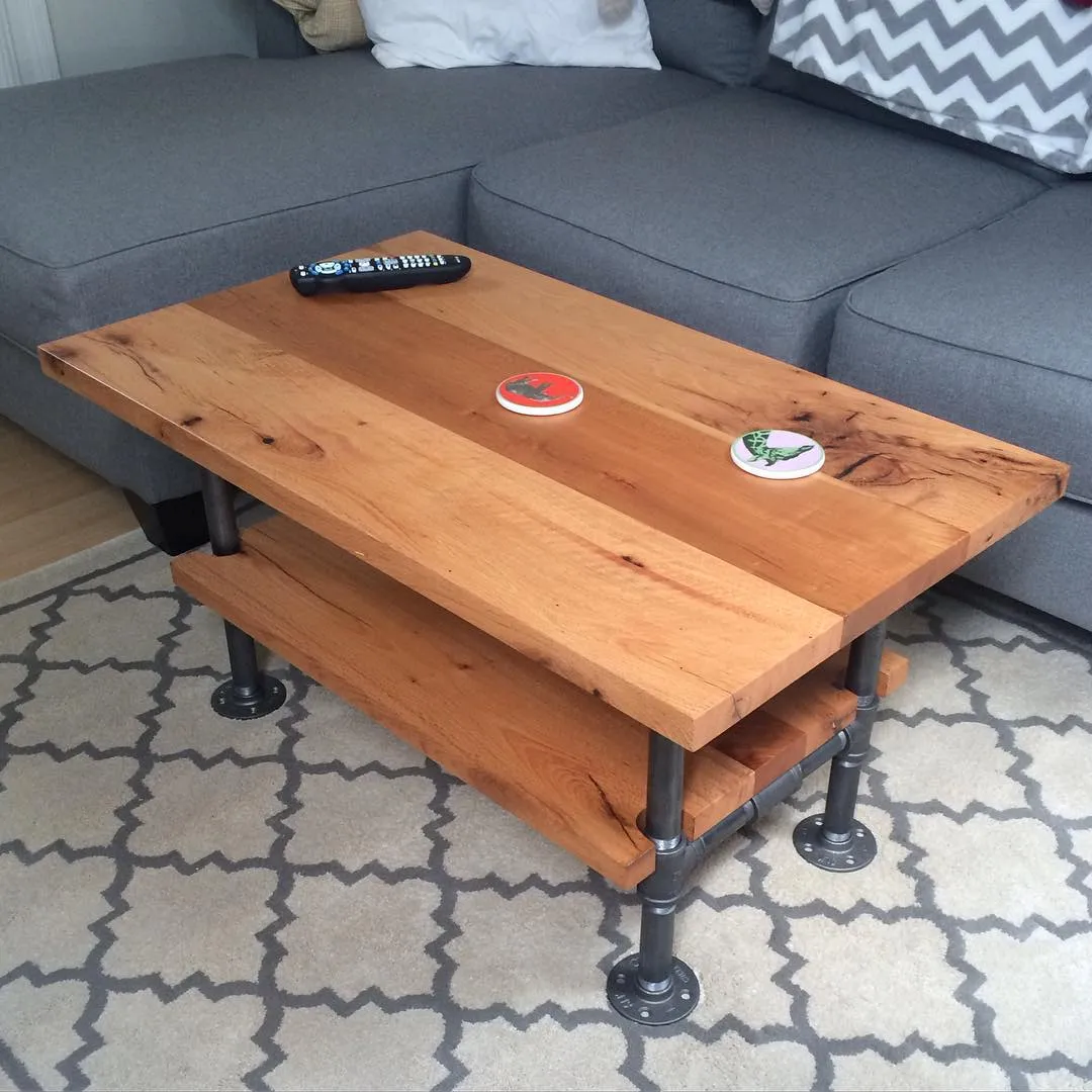 Coffee table for @adamcloskey new apartment.