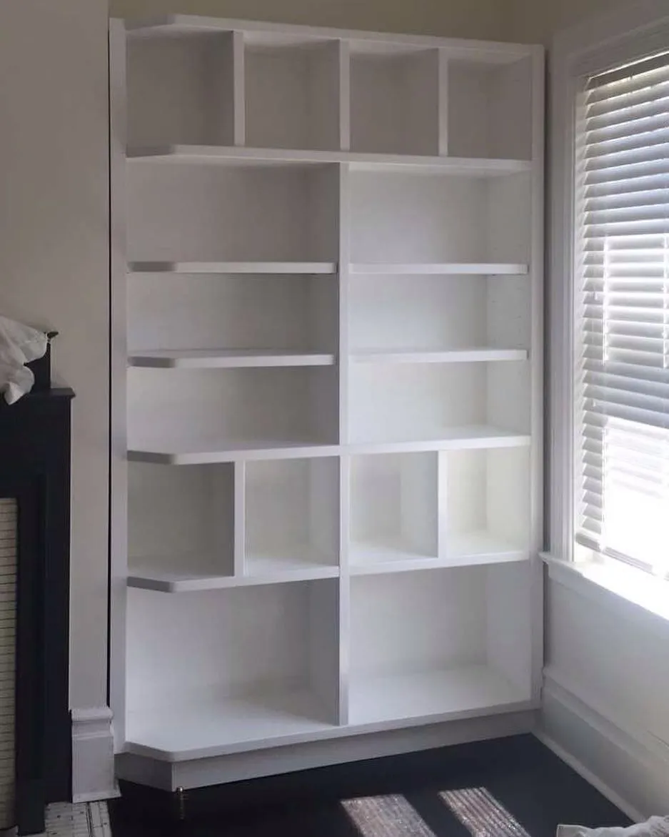 Painted shoe rack closet cabinet installed today. I am still really bad at getting before photos 😐