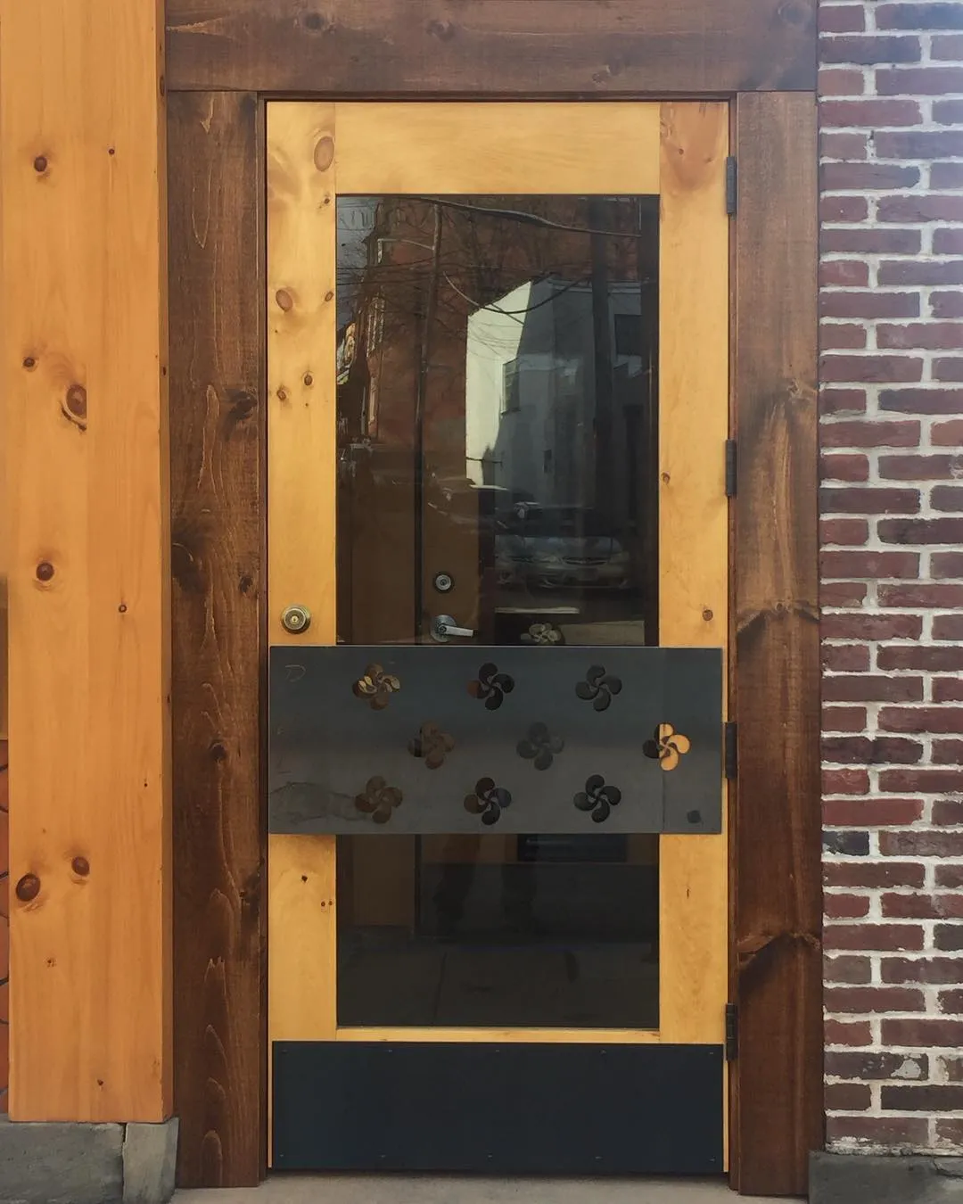 Vestibule door and handle @morcillapgh