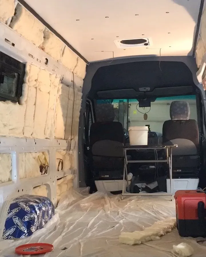 Covering the walls is so exciting.