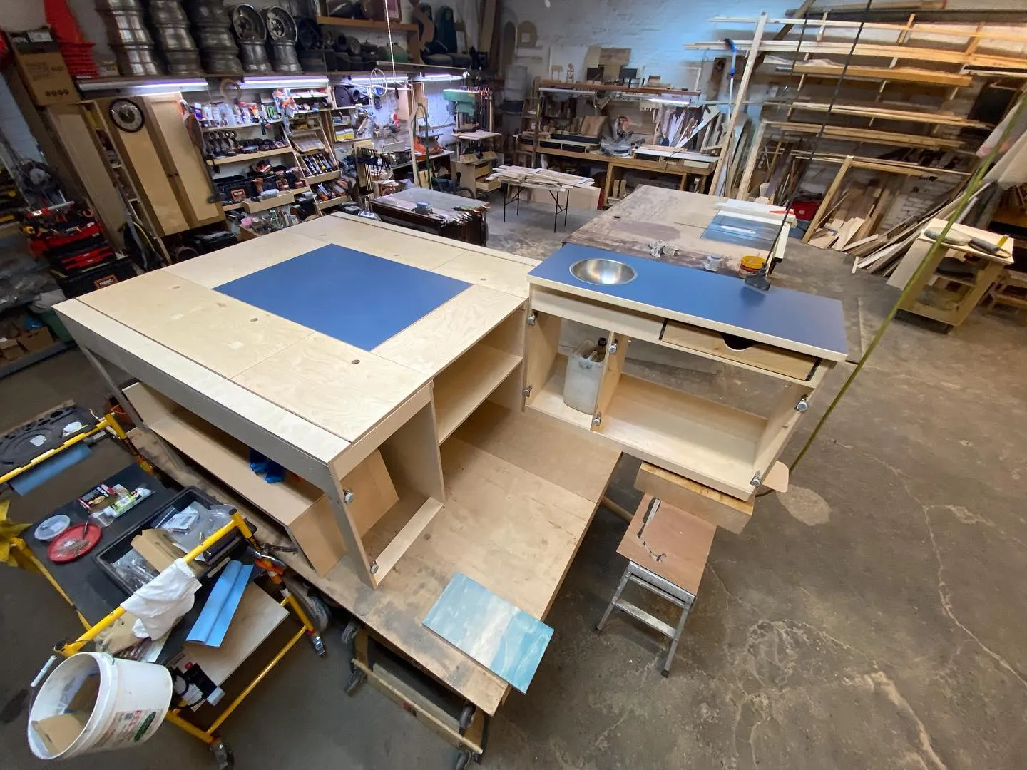 Gotta love the process. From assembly table to Van. From day time eating to night time sleeping this booth to bed conversion is the ultimate space saver for