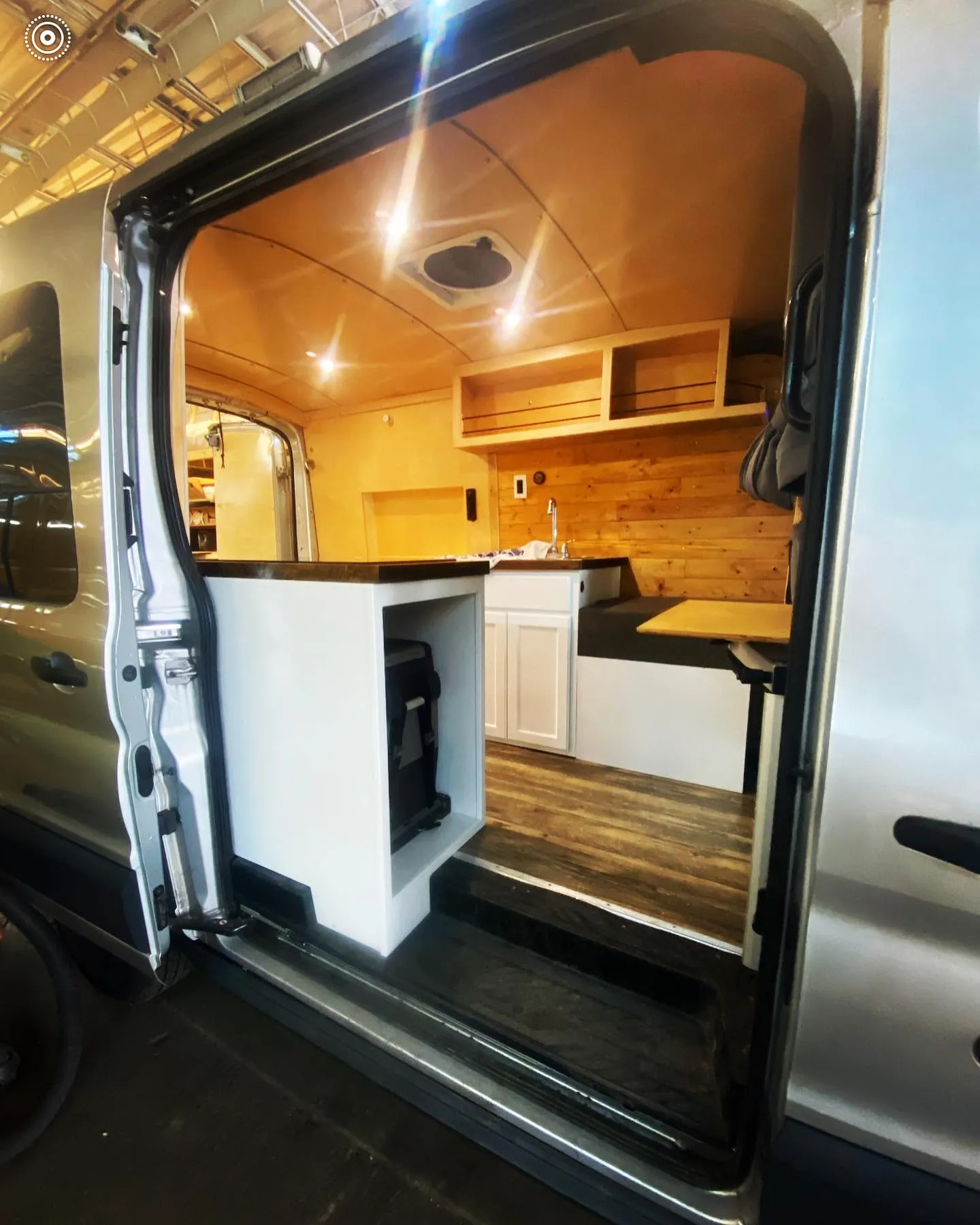 A customer came in with a partial build and we updated and finished some things for this van to be ready to go!